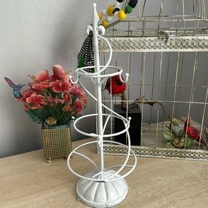 Beautiful luxurious metal jewelry display